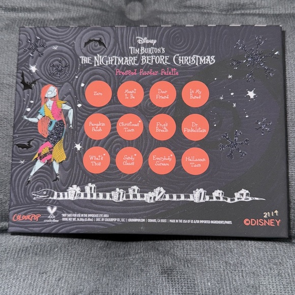 Colourpop Nightmare Before Christmas Palette (never used) - Picture 4 of 4